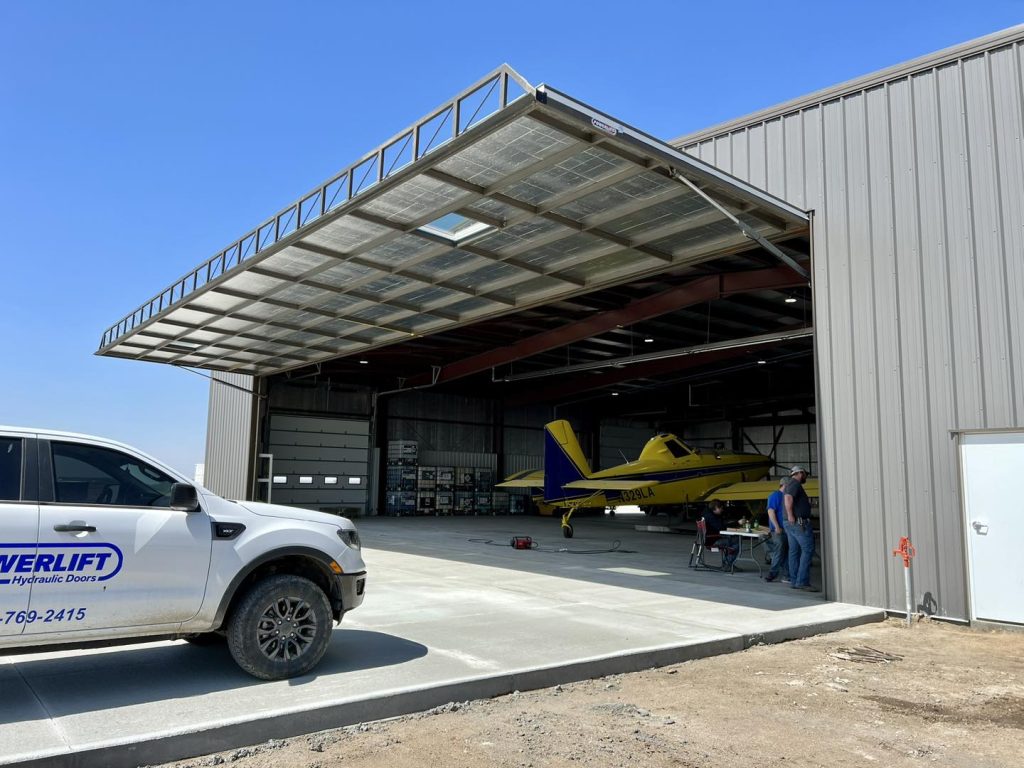 A PowerLift hydraulic door by Weirich Welding Plus